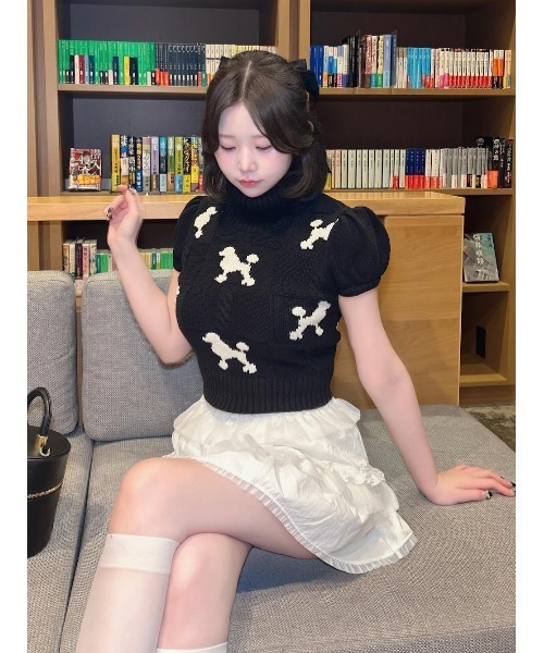 プードルシルエットニットトップス（ニット/セーター）｜Darich