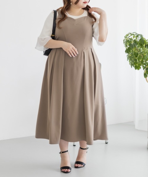 Clette クレット ワンピース ハートネックジャンスカワンピース（ワンピース）｜CLETTE