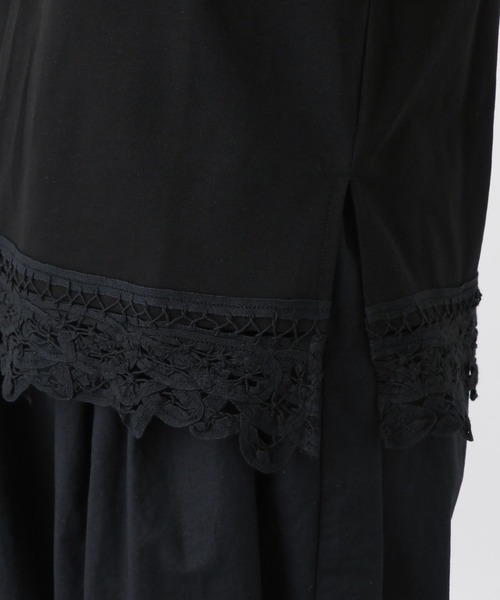 studio CLIP（スタディオクリップ）の「《natural by clip》バテンレースタンク（タンクトップ・レディース・ホワイト/ブラック・LARGE/MEDIUM）」の4枚目の写真