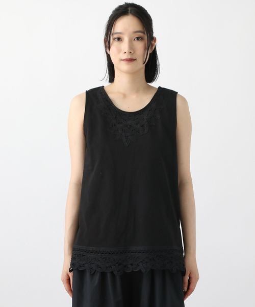 studio CLIP（スタディオクリップ）の「《natural by clip》バテンレースタンク（タンクトップ・レディース・ホワイト/ブラック・LARGE/MEDIUM）」の14枚目の写真