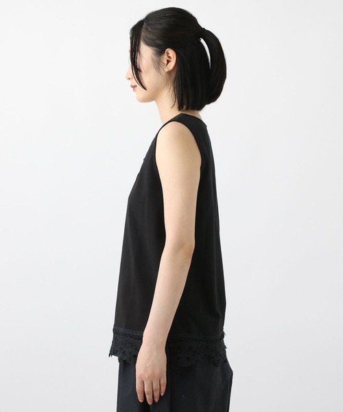 studio CLIP（スタディオクリップ）の「《natural by clip》バテンレースタンク（タンクトップ・レディース・ホワイト/ブラック・LARGE/MEDIUM）」の15枚目の写真