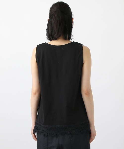 studio CLIP（スタディオクリップ）の「《natural by clip》バテンレースタンク（タンクトップ・レディース・ホワイト/ブラック・LARGE/MEDIUM）」の16枚目の写真