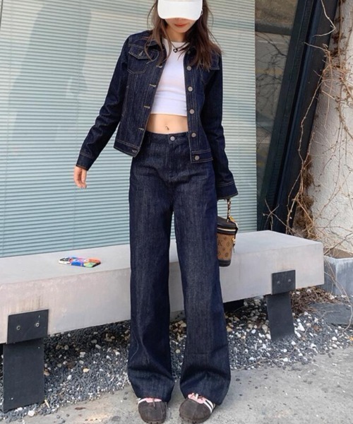 【美品】デニム セットアップ ウエストゴム XL デニムジャケット パンツ 楽天市場】デニムジャケット デニムコート デニムパンツ