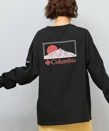 Columbia（コロンビア）の「【限定】columbia/コロンビア ユニセックス SUNRISE EDGE GRAPHIC LS T ロンT/長袖Tシャツ バックプリント吸湿速乾 紫外線防止  PM0929（Tシャツ/カットソー）」