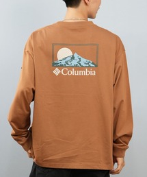 Columbia（コロンビア）の「【限定】columbia/コロンビア ユニセックス SUNRISE EDGE GRAPHIC LS T ロンT/長袖Tシャツ バックプリント吸湿速乾 紫外線防止  PM0929（Tシャツ/カットソー）」