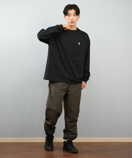 Columbia（コロンビア）の「【限定】columbia/コロンビア ユニセックス SUNRISE EDGE GRAPHIC LS T ロンT/長袖Tシャツ バックプリント吸湿速乾 紫外線防止  PM0929（Tシャツ/カットソー・メンズ・ブラック×ホワイト/ブラック×イエロー/ホワイト×ブラック/ホワイト系その他/ブラウン系その他/ブラウン系その他2/グリーン系その他/グリーン系その他2/ブラック×レッド/ホワイト×イエロー・S/M/L/XL）」の17枚目の写真