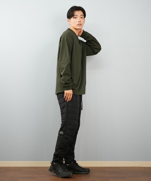 Columbia（コロンビア）の「【限定】columbia/コロンビア ユニセックス SUNRISE EDGE GRAPHIC LS T ロンT/長袖Tシャツ バックプリント吸湿速乾 紫外線防止  PM0929（Tシャツ/カットソー・メンズ・ブラック×ホワイト/ブラック×イエロー/ホワイト×ブラック/ホワイト系その他/ブラウン系その他/ブラウン系その他2/グリーン系その他/グリーン系その他2/ブラック×レッド/ホワイト×イエロー・S/M/L/XL）」の22枚目の写真