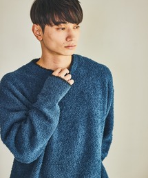 小物 1041 LAKOLE セーター ニット アニマルロゴジャガードニットプル