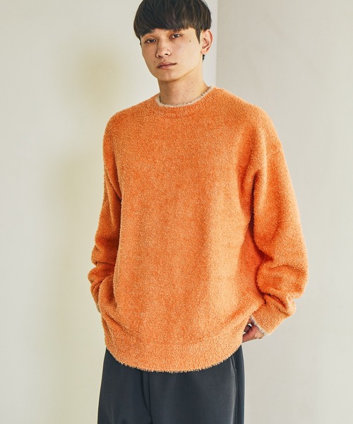 ♦︎新品♦︎CYNICAL♦︎レイヤード風 配色もちもちニット♦︎レッド♦︎ セール】ふわもちニットプルオーバー / 497891（ニット/セーター