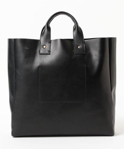 BEAMS BOY（ビームスボーイ）の「ハンド レザー バッグ（トートバッグ・レディース・ブラック/ブラウン・ONE SIZE）」の9枚目の写真