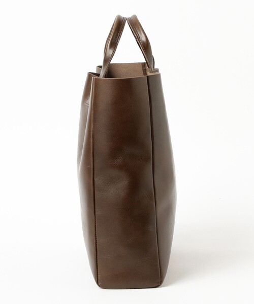 BEAMS BOY（ビームスボーイ）の「ハンド レザー バッグ（トートバッグ・レディース・ブラック/ブラウン・ONE SIZE）」の6枚目の写真