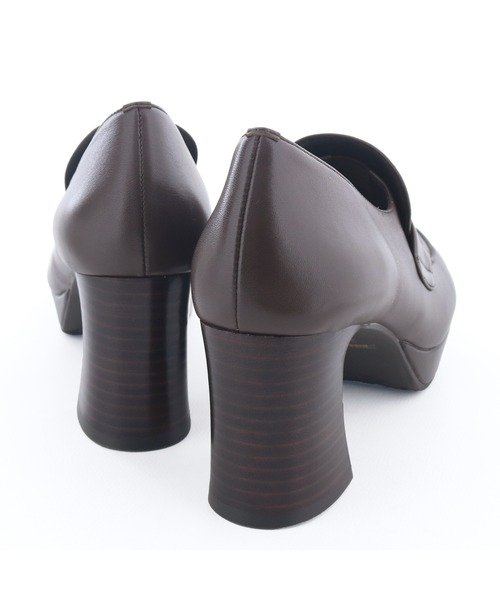 あしながおじさん（アシナガオジサン）の「厚底ローファーパンプス　1310283（ローファー・レディース・ダークブラウン/ブラック/ベージュ系その他・23cm/23.5cm/24cm/24.5cm/22.5cm）」の9枚目の写真