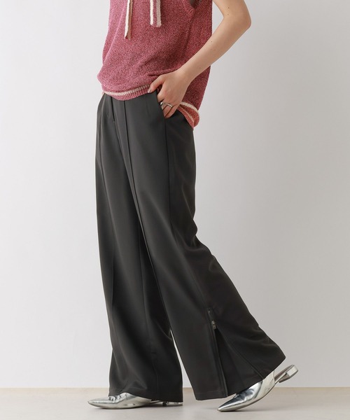 RAGEBLUE（レイジブルー）の「TRサイドZIPストレートスラックス（スラックス・レディース・その他19/ネイビー・FREE）」の2枚目の写真