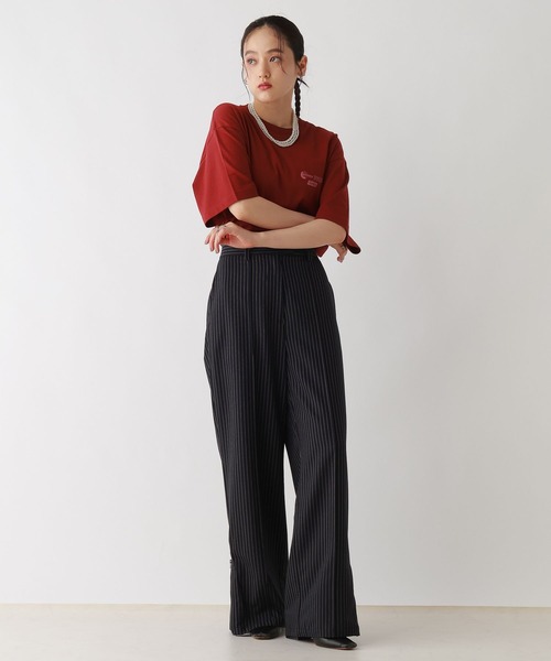 RAGEBLUE（レイジブルー）の「TRサイドZIPストレートスラックス（スラックス・レディース・その他19/ネイビー・FREE）」の7枚目の写真