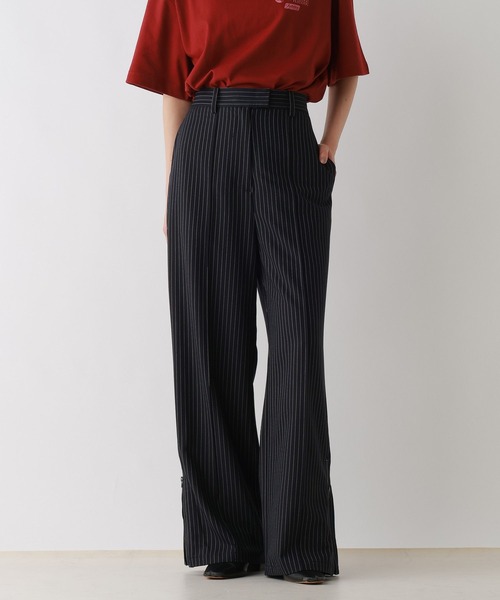 RAGEBLUE（レイジブルー）の「TRサイドZIPストレートスラックス（スラックス・レディース・その他19/ネイビー・FREE）」の9枚目の写真