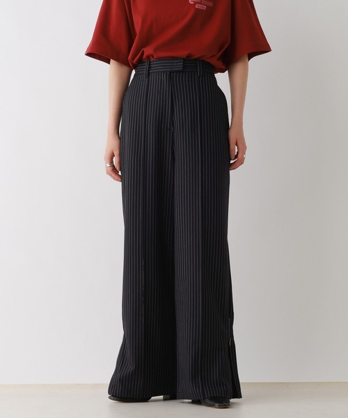 RAGEBLUE（レイジブルー）の「TRサイドZIPストレートスラックス（スラックス・レディース・その他19/ネイビー・FREE）」の10枚目の写真