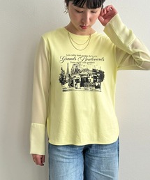 LHELBIE | シアースリーブロンT(Tシャツ/カットソー)