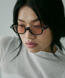 NUJOH(k])Half-Square Frame Glasses / p t[ Kl(Kl)