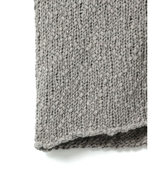 mizuiroind（ミズイロインド）の「mizuiro ind リリーヤーンベスト（ベスト・レディース・グレー/ブラック/アイボリー・FREE）」の17枚目の写真