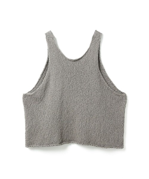 mizuiroind（ミズイロインド）の「mizuiro ind リリーヤーンベスト（ベスト・レディース・グレー/ブラック/アイボリー・FREE）」の18枚目の写真