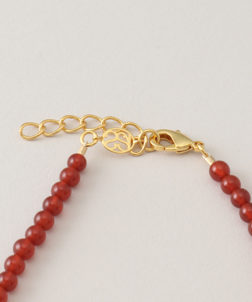 JOURNAL STANDARD（ジャーナルスタンダード）の「【SANDRALEXANDRA/サンドラアレキサンドラ】 NEW - PEARLSTONE NECKLACE（ネックレス・レディース・レッド・FREE）」の3枚目の写真