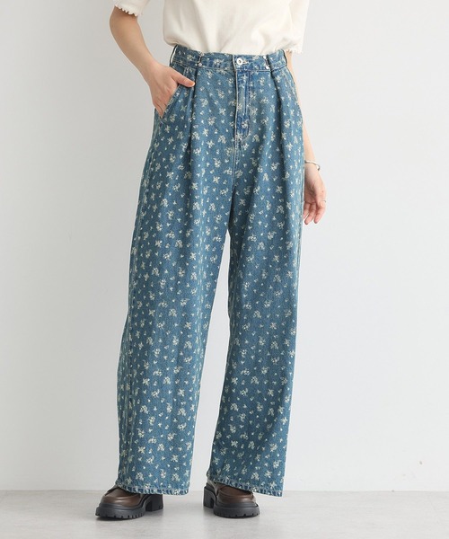 earth music&ecology（アースミュージックアンドエコロジー）の「タックホックデニムパンツ（デニムパンツ・レディース・ブラック/その他14/ライトインディゴブルー・S/M）」の11枚目の写真