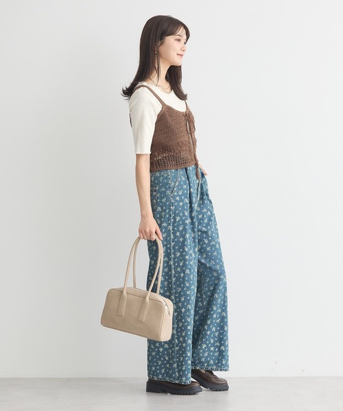 earth music&ecology（アースミュージックアンドエコロジー）の「タックホックデニムパンツ（デニムパンツ・レディース・ブラック/その他14/ライトインディゴブルー・S/M）」の15枚目の写真