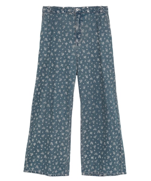 earth music&ecology（アースミュージックアンドエコロジー）の「タックホックデニムパンツ（デニムパンツ・レディース・ブラック/その他14/ライトインディゴブルー・S/M）」の22枚目の写真