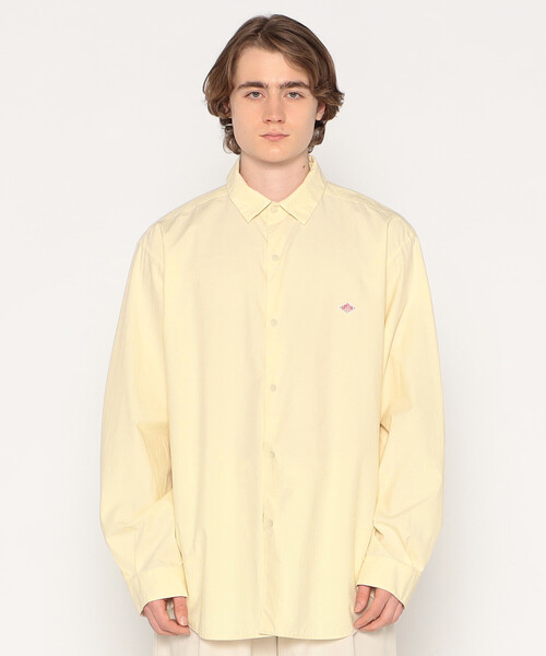 MEN'S COTTON TYPEWRITER WRINKLED SHIRT（シャツ/ブラウス）｜DANTON