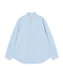 ダントンシャツ　36 ブルー DANTON [ダントン] W S/S DENIM DUNGAREE SHIRT [DT-B0336DUG