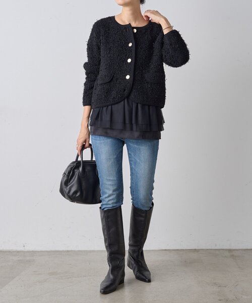 ビアズリー beardsley ニットチュールジャケット ニットチュールジャケット | BEARDSLEY(ビアズリー)レディース | PAL