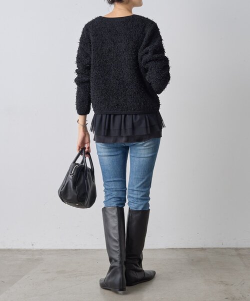 セール】ニットチュールジャケット（カーディガン/ボレロ）｜BEARDSLEY