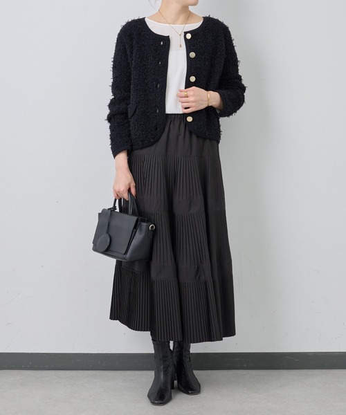 セール】ニットチュールジャケット（カーディガン/ボレロ）｜BEARDSLEY