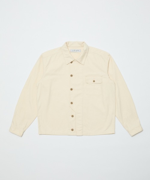 BAL（バル）の「CREW HERRINGBONE OVER SHIRT（その他アウター・メンズ・アイボリー/ブラック/カーキ・3/2/1）」の14枚目の写真