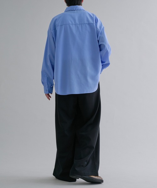 epnok（エプノック）の「ベーシックルーズシャツ（シャツ/ブラウス・メンズ・ホワイト系/オフホワイト/ブルー/ブラック系・SMALL/MEDIUM/LARGE）」の18枚目の写真