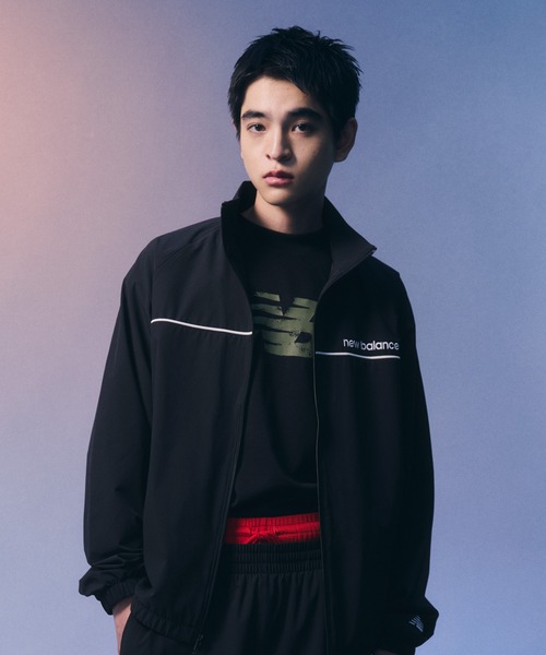 ウーブントラックジャケット 裏メッシュ（ジャージ）｜New