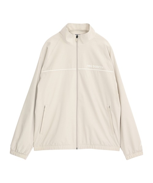 NEW BALANCE（ニューバランス）の「ウーブントラックジャケット 裏メッシュ（ジャージ・メンズ・グレイッシュベージュ/ネイビー/ブラック・LARGE/X-LARGE/XX-LARGE/SMALL/MEDIUM）」の7枚目の写真
