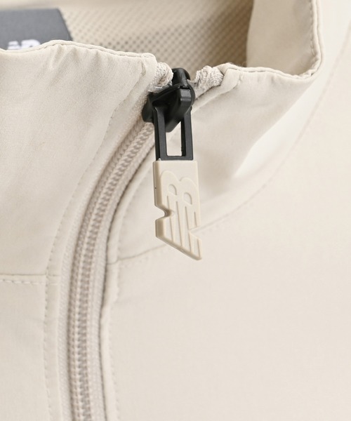 NEW BALANCE（ニューバランス）の「ウーブントラックジャケット 裏メッシュ（ジャージ・メンズ・グレイッシュベージュ/ネイビー/ブラック・LARGE/X-LARGE/XX-LARGE/SMALL/MEDIUM）」の10枚目の写真