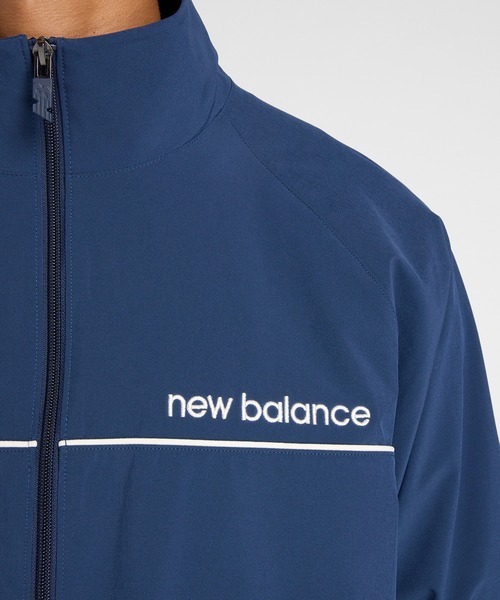 NEW BALANCE（ニューバランス）の「ウーブントラックジャケット 裏メッシュ（ジャージ・メンズ・グレイッシュベージュ/ネイビー/ブラック・LARGE/X-LARGE/XX-LARGE/SMALL/MEDIUM）」の14枚目の写真