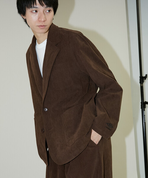 AURALE ダークブラウン コーデュロイ テーラードジャケット AURALEE / オーラリー | WASHED CORDUROY JACKET / コーデュロイ