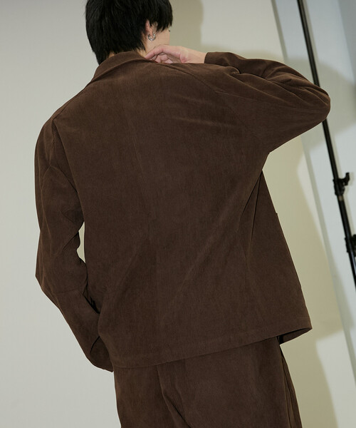 UMBRO（アンブロ）の「CORDUROY TAILORED JACKET/コーデュロイテーラードジャケット/UMBRO別注(限定展開)（テーラードジャケット・メンズ・ブラック/ブラウン・MEDIUM/LARGE）」の7枚目の写真