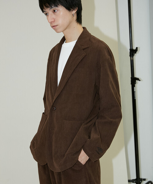 UMBRO（アンブロ）の「CORDUROY TAILORED JACKET/コーデュロイテーラードジャケット/UMBRO別注(限定展開)（テーラードジャケット・メンズ・ブラック/ブラウン・MEDIUM/LARGE）」の11枚目の写真