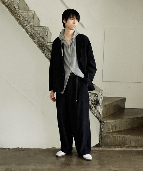 UMBRO（アンブロ）の「CORDUROY TAILORED JACKET/コーデュロイテーラードジャケット/UMBRO別注(限定展開)（テーラードジャケット・メンズ・ブラック/ブラウン・MEDIUM/LARGE）」の17枚目の写真