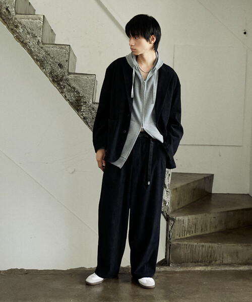 UMBRO（アンブロ）の「CORDUROY TAILORED JACKET/コーデュロイテーラードジャケット/UMBRO別注(限定展開)（テーラードジャケット・メンズ・ブラック/ブラウン・MEDIUM/LARGE）」の19枚目の写真