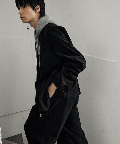 UMBRO（アンブロ）の「CORDUROY TAILORED JACKET/コーデュロイテーラードジャケット/UMBRO別注(限定展開)（テーラードジャケット・メンズ・ブラック/ブラウン・MEDIUM/LARGE）」の22枚目の写真