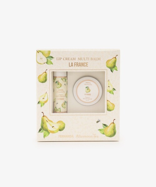 Afternoon Tea(アフタヌーンティー)の「ラ・フランスリップクリーム&マルチバームセット/Fragrance of FERNANDA(リップクリーム・レディース・その他・ONE SIZE)」の1枚目の写真