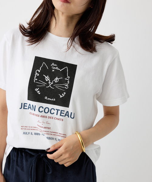 IENA（イエナ）の「THE CULTURE CODE × Jean Cocteau 別注 CAT Tシャツ（Tシャツ/カットソー・レディース・ブラックミックス/ブラック系その他/ホワイト系その他/ホワイト・FREE）」の22枚目の写真