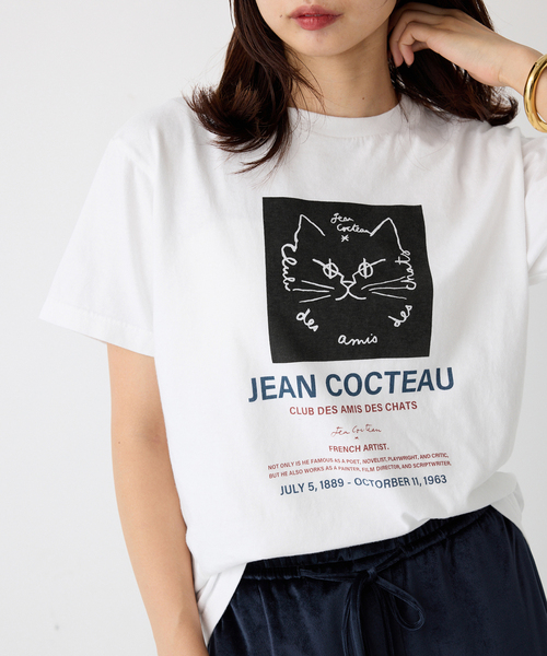 IENA（イエナ）の「THE CULTURE CODE × Jean Cocteau 別注 CAT Tシャツ（Tシャツ/カットソー・レディース・ブラックミックス/ブラック系その他/ホワイト系その他/ホワイト・FREE）」の21枚目の写真