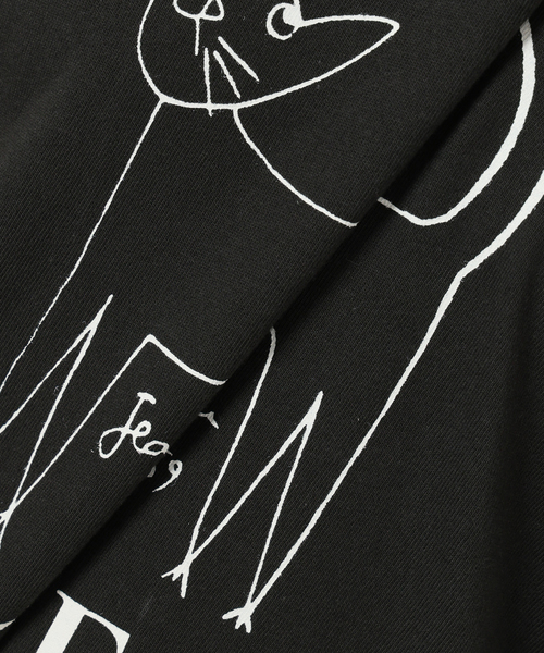 IENA（イエナ）の「THE CULTURE CODE × Jean Cocteau 別注 CAT Tシャツ（Tシャツ/カットソー・レディース・ブラックミックス/ブラック系その他/ホワイト系その他/ホワイト・FREE）」の6枚目の写真