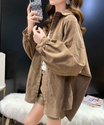 コーデュロイシャツ